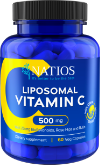 NATIOS Vitamin C Liposomální, 500 mg, 60 veganských kapslí
